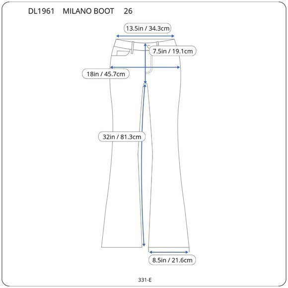 DL1961 Milano Boot Jeans Dark 4 Way 360 Stretch‎ 26 x 32 - Picture 3 of 11
